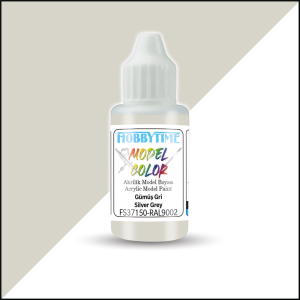 18 ml. FS37150-RAL9002 Gümüş Gri (Silver Grey) Akrilik Boya