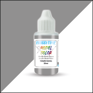 18 ml. Metalik Gümüş (Silver) Akrilik Boya