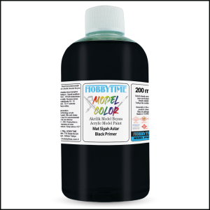 200 ml. Mat Siyah Astar (Black Primer) Akrilik Boya