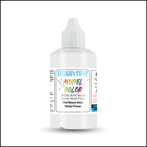 50 ml. Mat Beyaz Astar (White Primer) Akrilik Boya
