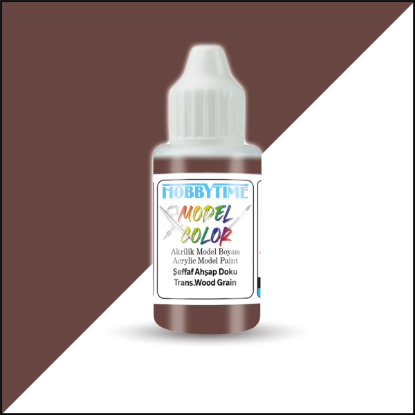 18 ml. Şeffaf Ahşap Doku Akrilik Boya
