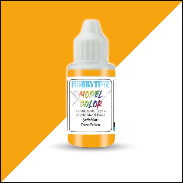 18 ml. Şeffaf Sarı Akrilik Boya