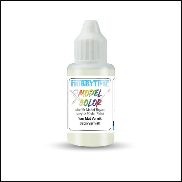 18 ml. Yarı Mat Vernik (Satin Varnish)