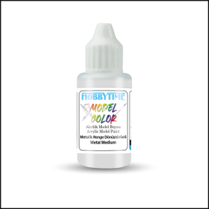 18 ml. Metalik Renge Dönüştürücü (Metal Medium) Akrilik Boya