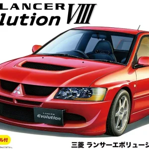 1/24 Lancer Evolution VIII GSR (Cam Boyama Maskesi ile) Araba Maketi, Fujimi ID-180