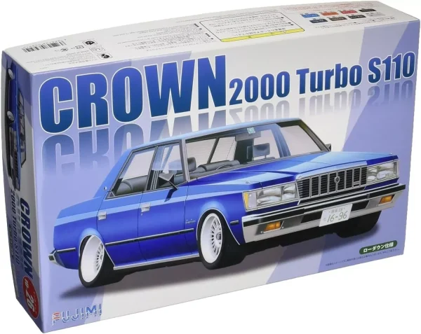 1/24 Toyota Crown 2000 Turbo S110 Araba Maketi, Fujimi ID-26 - Görsel 2