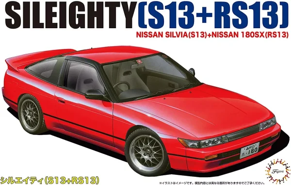 1/24 Nissan New Sileighty S13 RPS13 Araba Maketi, Fujimi ID-96