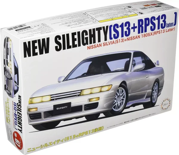 1/24 Nissan New Sileighty S13 RPS13 Araba Maketi, Fujimi ID-67 - Görsel 2
