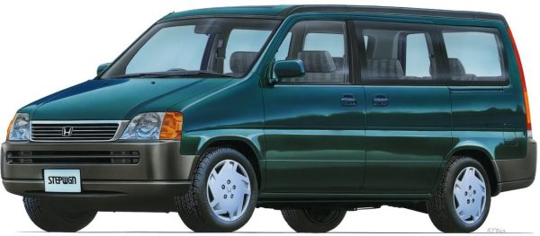 1/24 Honda Step Wgn G-type '96 2WD/4WD Minibüs Maketi, Fujimi ID-58 - Görsel 3