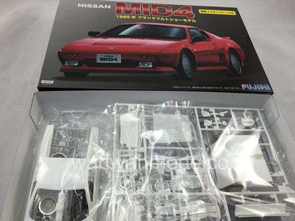 1/24 Nissan MID4 Araba Maketi, Fujimi ID-59 - Görsel 3