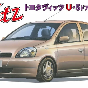 1/24 Toyota Vitz 5doors Type U Araba Maketi, Fujimi ID-23
