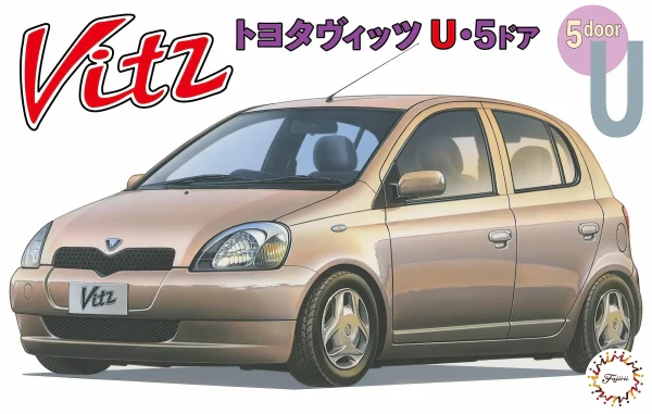 1/24 Toyota Vitz 5doors Type U Araba Maketi, Fujimi ID-23