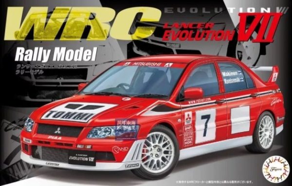 1/24 Mitsubishi Lancer Evolution VII WRC Rally Model Yarış Arabası Maketi, Fujimi ID-311