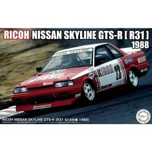 1/24 Ricoh Nissan Skyline GTS-R (R31 Gr.A 1988) Yarış Arabası Maketi, Fujimi ID-313