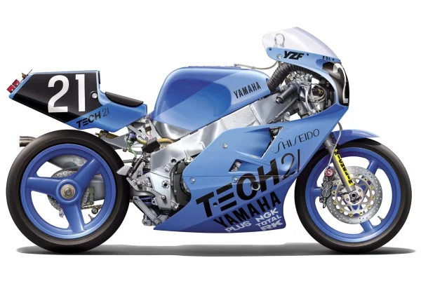 1/12 1987 Yamaha YZF750 Tech21 Racing Team Suzuka 8-hours Endurance Race Motorsiklet Maketi, Fujimi BIKE9 - Görsel 2