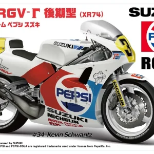 1/12 1988 Suzuki RGV-R Champion Motosiklet Maketi, Fujimi Bike-No13