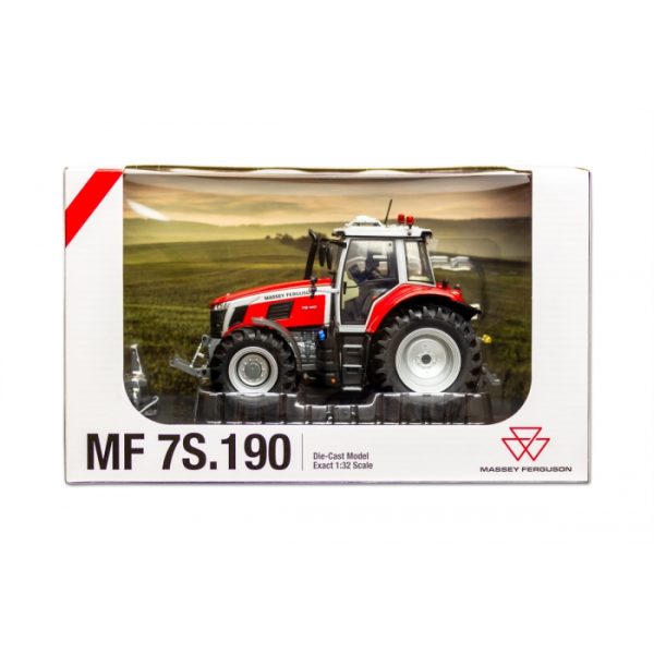 1/32 Massey Ferguson 7S.190 Traktör Diecast modeli, Universal Hobbies UH6412 - Görsel 7
