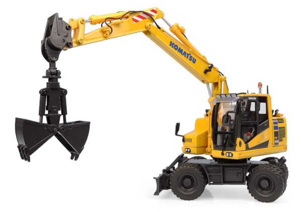 1/50 Komatsu PW148-11 Lastik Tekerli Kovalı Ekskavatör, Universal Hobbies UH8162
