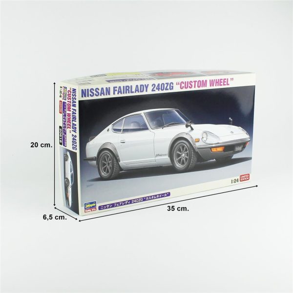 1/24 Nissan Fairlady 240ZG (Custom Wheel) maketi, Hasegawa 20618 - Görsel 5