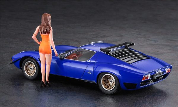 1/24 Lamborghini Jota SVR w/Italian Girl's Figure limited edition maketi, Hasegawa 20472 - Görsel 3