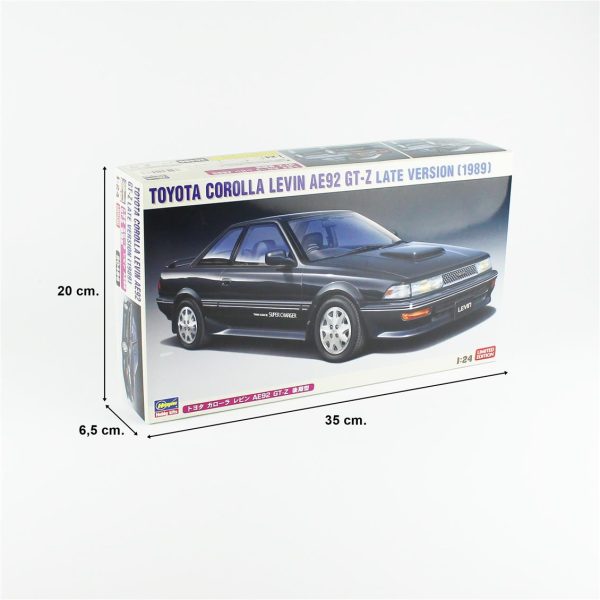1/24 Toyota Corolla Levin AE92 GT-Z Late Version (1989) limited edition maketi, Hasegawa 20486 - Görsel 5
