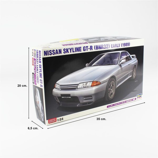 1/24 Nissan Skyline GT-R (BNR32) Early (1989) limited edition maketi, Hasegawa 20496 - Görsel 5
