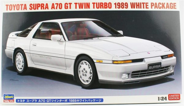 1/24 Toyota Supra A70 GT Twin Turbo 1989 White Package limited edition maketi