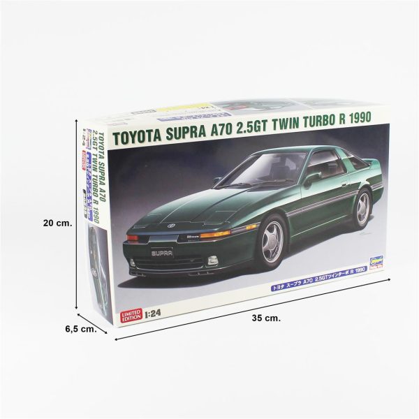 1/24 Toyota Supra A70 2.5GT Twin Turbo R 1990 maketi, Hasegawa 20539 - Görsel 5