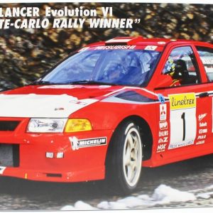 1/24 Mitsubishi Lancer Evolution VI (1999 Monte-Carlo Rally winner) maketi