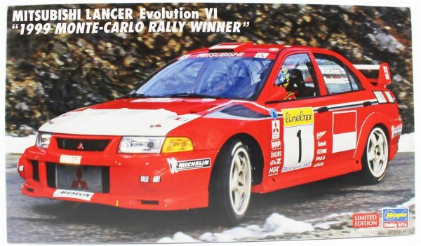 1/24 Mitsubishi Lancer Evolution VI (1999 Monte-Carlo Rally winner) maketi