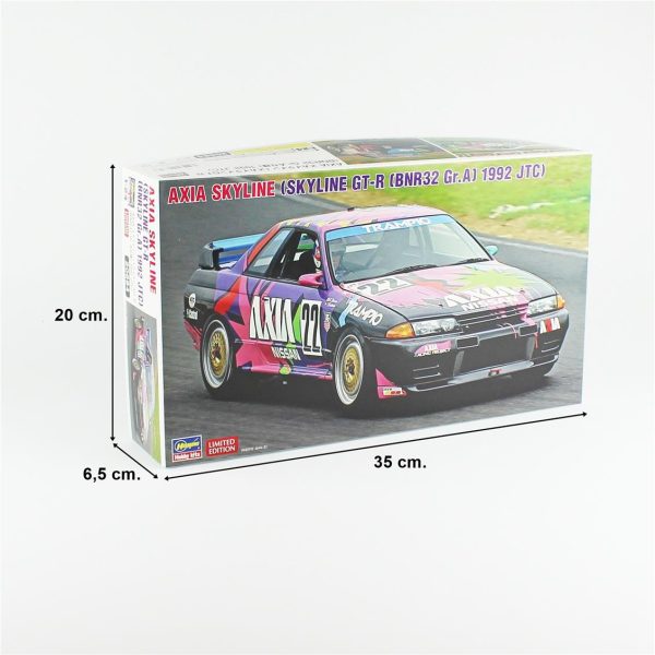 1/24 NAXIA Skyline (Skyline GT-R [BNR32 Gr.A] 1992 JTC) limited edition maketi, Hasegawa 20684 - Görsel 5
