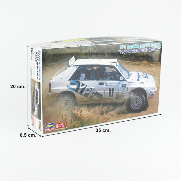 1/24 YPF Lancia Super Delta (1992 Acropolis Rally) maketi, Hasegawa 20685 - Görsel 5