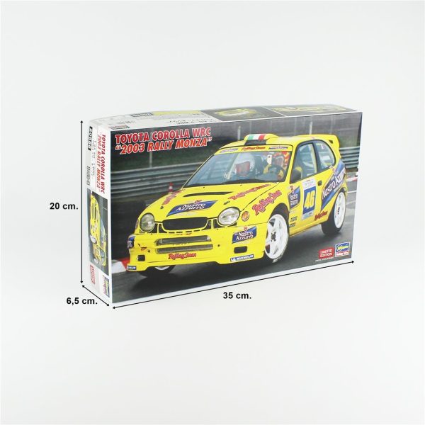1/24 Toyota Corolla WRC (2003 Rally Monza) limited edition maketi, Hasegawa 20686 - Görsel 5
