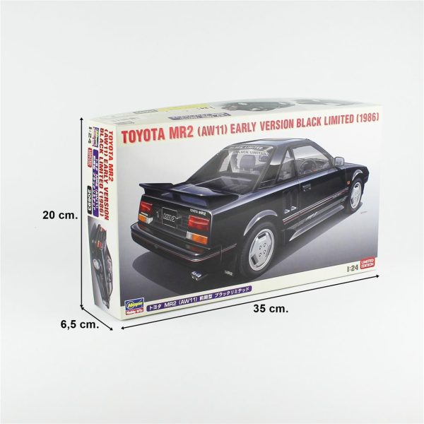 1/24 Toyota MR2 (AW11) Early Version (1986) limited edition maketi, Hasegawa 20693 - Görsel 5