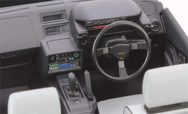 1/24 Toyota MR2 (AW11) Early Version (1986) limited edition maketi, Hasegawa 20693 - Görsel 3