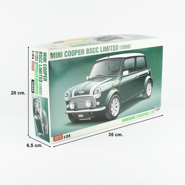 1/24 Mini Cooper BSCC Limited (1998) limited edition maketi, Hasegawa 20694 - Görsel 5