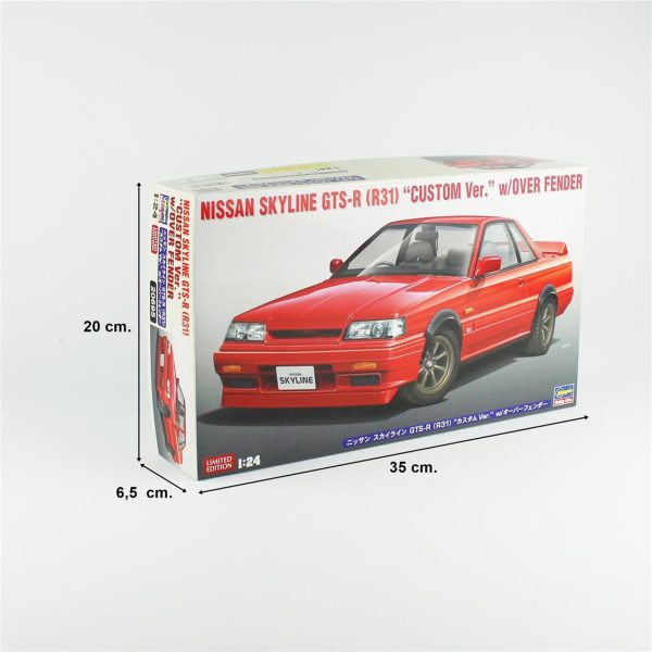 1/24 Nissan Skyline GTS-R (R31) maketi, Hasegawa 20695 - Görsel 5