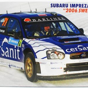 1/24 Subaru Impreza WRC 2005 (2006 Swedish Rally) maketi