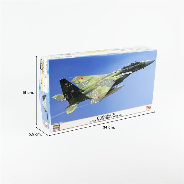 1/72 F-15DJ Eagle (Aggressor Green Scheme) limited edition maketi, Hasegawa 2460 - Görsel 5