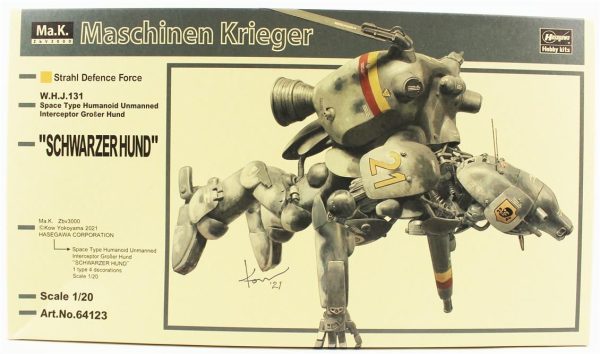 1/20 Schwarzer Hund W.H.J.131 Space Type Humanoid Unmanned Interceptor maketi
