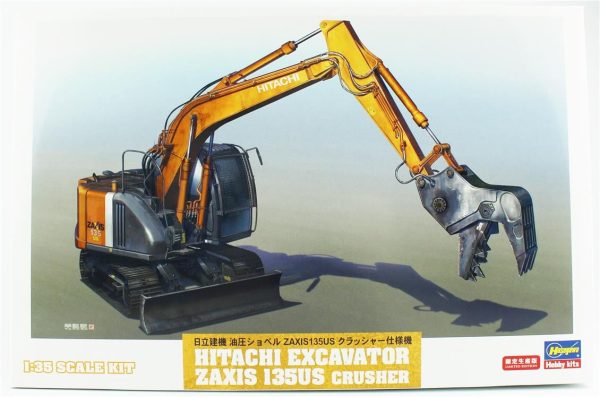 1/35 Hitachi Excavator Zaxis 135US Crusher maketi