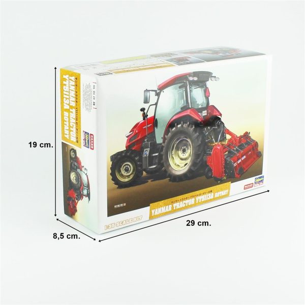 1/35 Yanmar Tractor YT5113A (Rotary) maketi, Hasegawa 66106 - Görsel 5