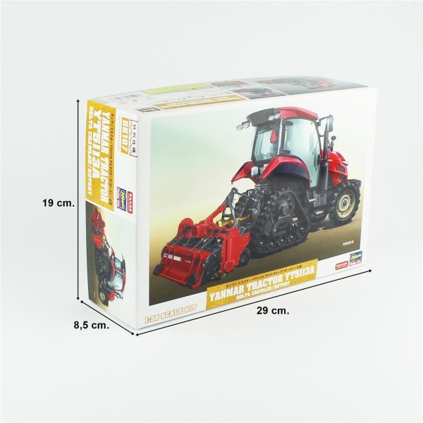 1/35 Yanmar Tractor YT5113A (Delta Crawler/Rotary) maketi, Hasegawa 66107 - Görsel 5
