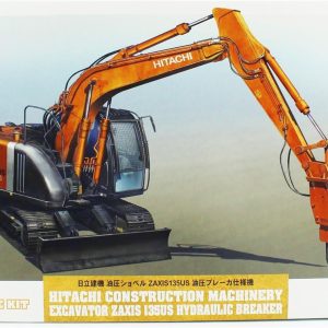 1/35 Hitachi Construction Machinery Excavator Zaxis 135US Hydraulic Breaker maketi