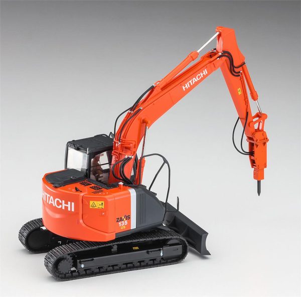 1/35 Hitachi Construction Machinery Excavator Zaxis 135US Hydraulic Breaker maketi, Hasegawa 66109 - Görsel 3