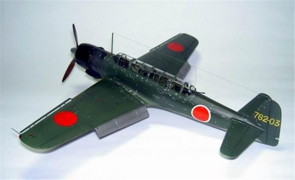 1/48 Nakajima C6N1 Carrier Recon. Plane Saiun (Myrt) maketi, Hasegawa 7528 - Görsel 3