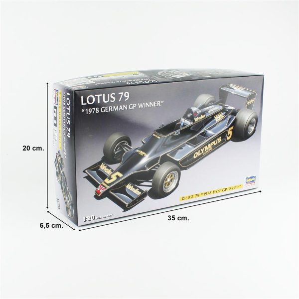 1/20 Lotus 79 (1978 German GP Winner) maketi, Hasegawa FG03 23203 - Görsel 5