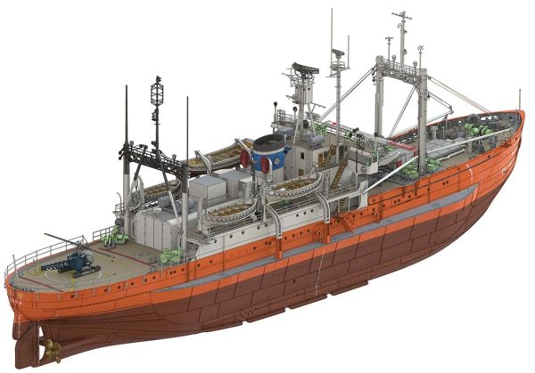 1/250 Antarctica Observation Ship Soya (Antarctica Observation 2nd Corps) maketi, Hasegawa HP001 68080 - Görsel 3