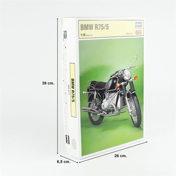 1/10 BMW R75/5 maketi, Hasegawa SP374 52174 - Görsel 5