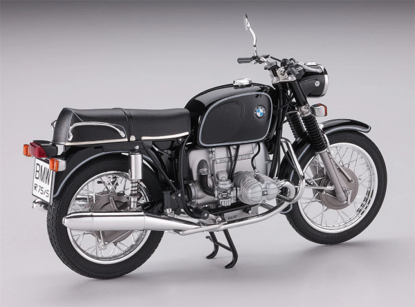 1/10 BMW R75/5 maketi, Hasegawa SP374 52174 - Görsel 3